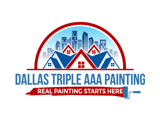 Dallas Triple AAA Painting logo design by Girly