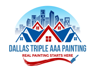 Dallas Triple AAA Painting logo design by Girly