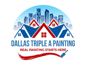 Dallas Triple AAA Painting logo design by Girly