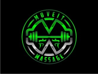 Moveit Massage logo design by bricton