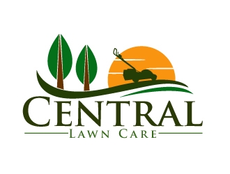 Central Lawn Care logo design by ElonStark