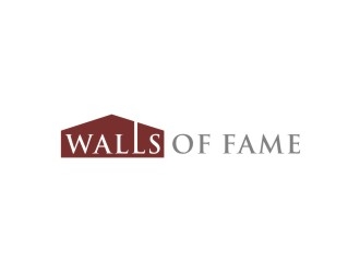 Walls Of Fame logo design by Artomoro