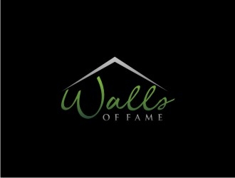 Walls Of Fame logo design by Artomoro