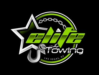 ELITE Towing logo design by DreamLogoDesign