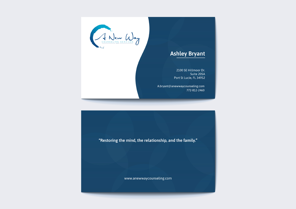 A New Way Counseling Services logo design by ardihero