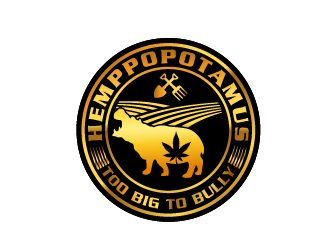 Hemppopotamus logo design by ARALE