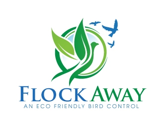 Flock Away  logo design by nexgen