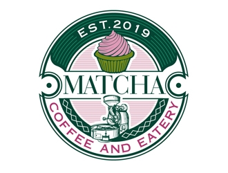 Matcha | Coffee and eatery  logo design by DreamLogoDesign
