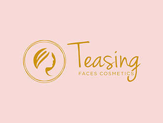 Teasing Faces Cosmetics  logo design by checx