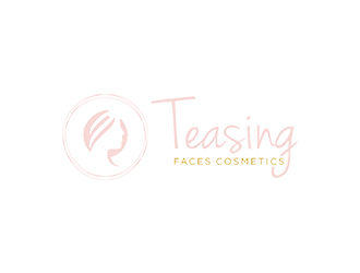 Teasing Faces Cosmetics  logo design by checx