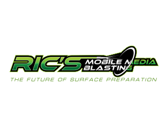 Ric’s Mobile Media Blasting logo design by Dhieko
