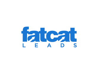 Fat Cat Leads logo design by denfransko