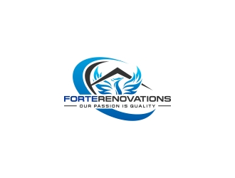 Forte Renovations logo design by CreativeKiller