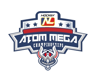 ATOM MEGA logo design by samuraiXcreations