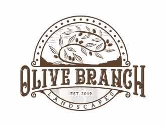 Olive Branch Landscapes logo design by Eko_Kurniawan