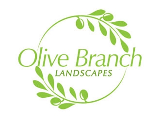 Olive Branch Landscapes logo design by LogoInvent