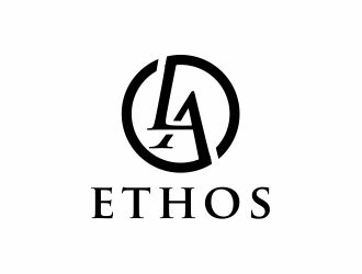 Los Angeles Ethos or LA Ethos for short logo design by Girly
