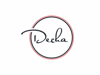 Decha or decha or DECHA logo design by ammad