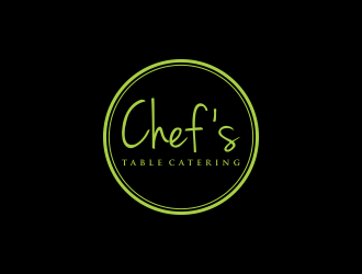 Chef’s Table Catering logo design by oke2angconcept