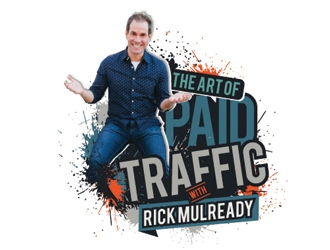 The Art of Paid Traffic with Rick Mulready logo design by gogo