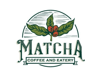 Matcha | Coffee and eatery  logo design by sanworks