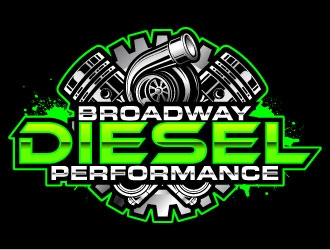 broadway diesel performance logo design by daywalker