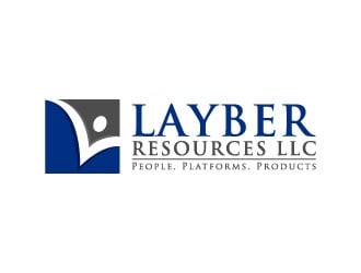 Layber Resources LLC logo design by pixalrahul