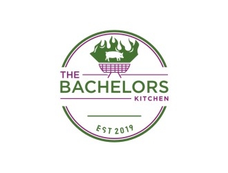 The Bachelors kitchen logo design by bricton