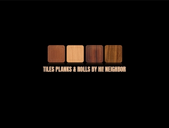 TILES PLANKS & ROLLS by Hi! Neighbor  logo design by zizo
