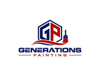 Generations Painting logo design by pencilhand