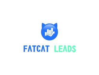 Fat Cat Leads logo design by nort