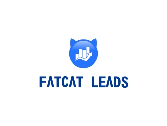 Fat Cat Leads logo design by nort