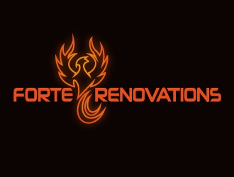 Forte Renovations logo design by designbyorimat