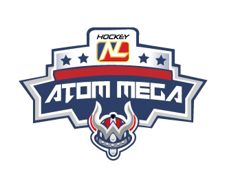 ATOM MEGA logo design by samuraiXcreations