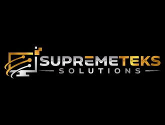 SupremeTeks Solutions logo design by jaize