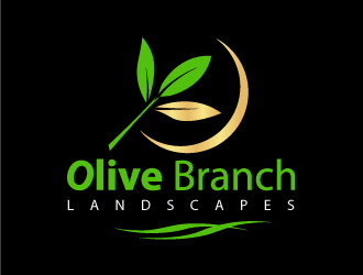 Olive Branch Landscapes logo design by Muhammad_Abbas