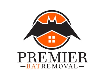 Premier Bat Removal logo design by DreamLogoDesign