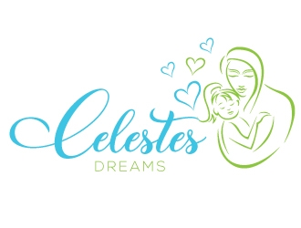 Celestes Dreams logo design by Upoops
