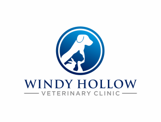 Windy Hollow Veterinary Clinic logo design by hidro