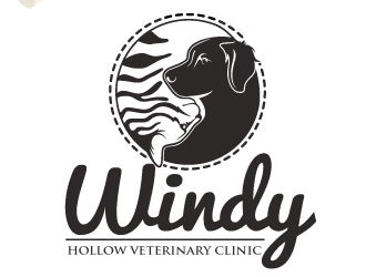 Windy Hollow Veterinary Clinic logo design by Suvendu
