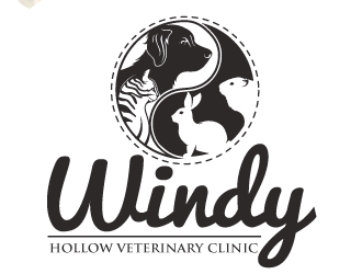Windy Hollow Veterinary Clinic logo design by Suvendu