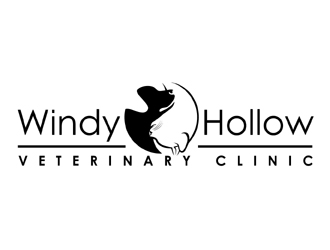 Windy Hollow Veterinary Clinic logo design by MAXR