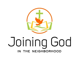 Joining God in the Neighborhood logo design by cikiyunn
