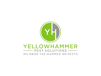 YellowHammer Pest Solutions logo design by checx