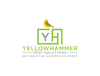 YellowHammer Pest Solutions logo design by checx