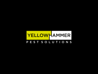 YellowHammer Pest Solutions logo design by L E V A R