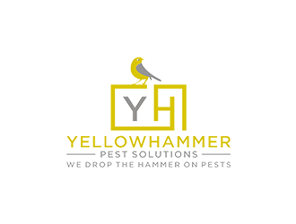 YellowHammer Pest Solutions logo design by checx