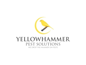 YellowHammer Pest Solutions logo design by naldart