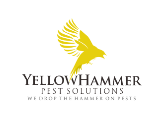 YellowHammer Pest Solutions logo design by andriandesain