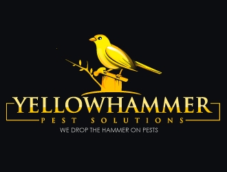 YellowHammer Pest Solutions logo design by Suvendu